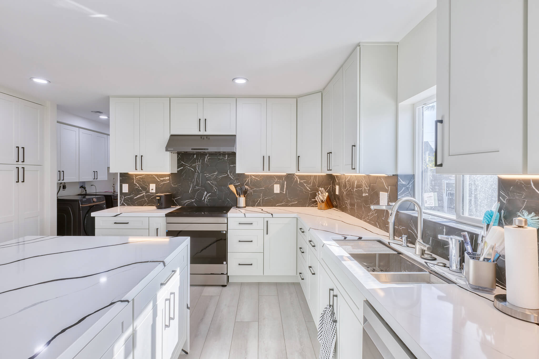Spartan White Cabinets