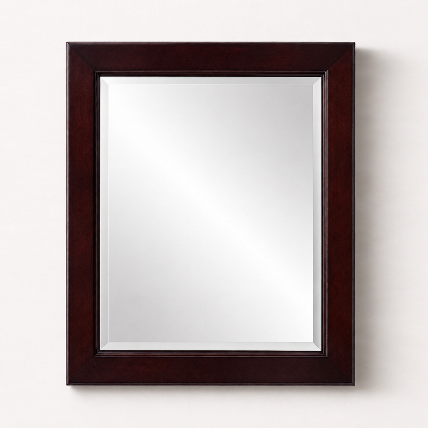 30 by 34 inch Cherry Mirror