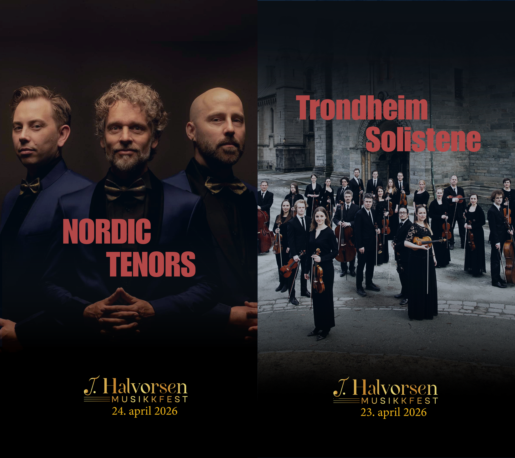 Nordic Tenors og TrondheimSolistene