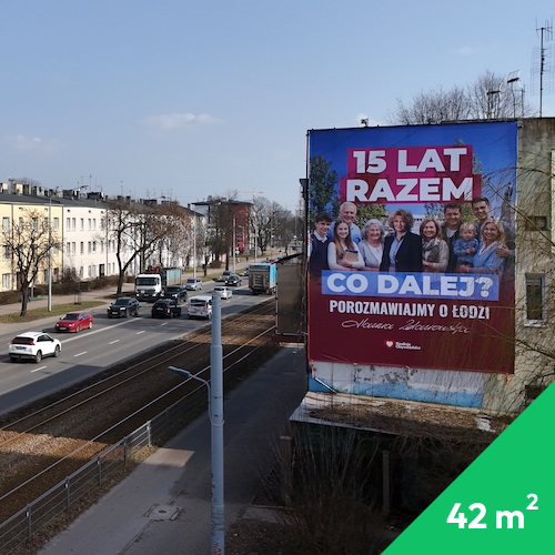 Reklama wielkoformatowa Łódź Limanowskiego Nowe Media