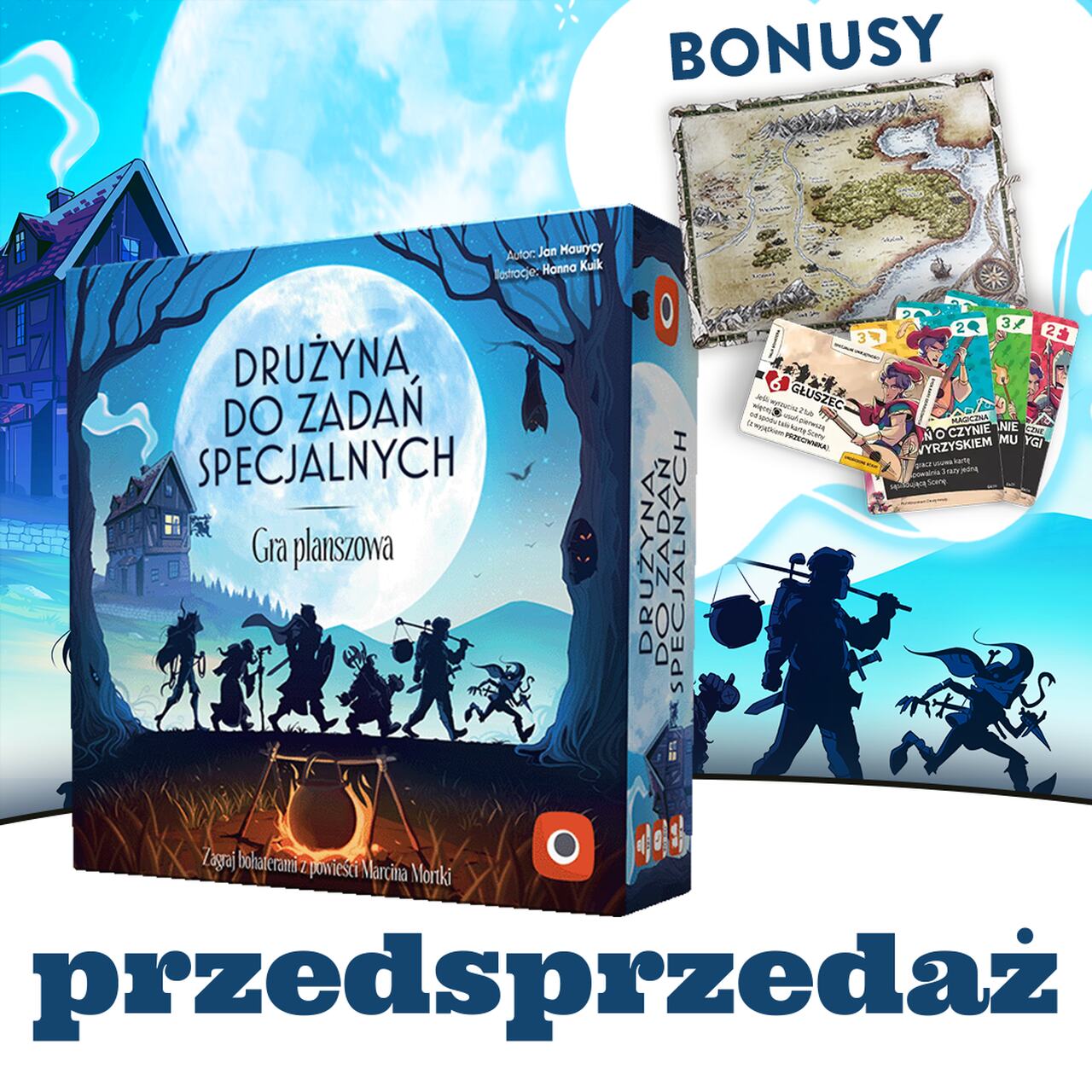 Ilustracja z gry planszowej Drużyna do zadań specjalnych