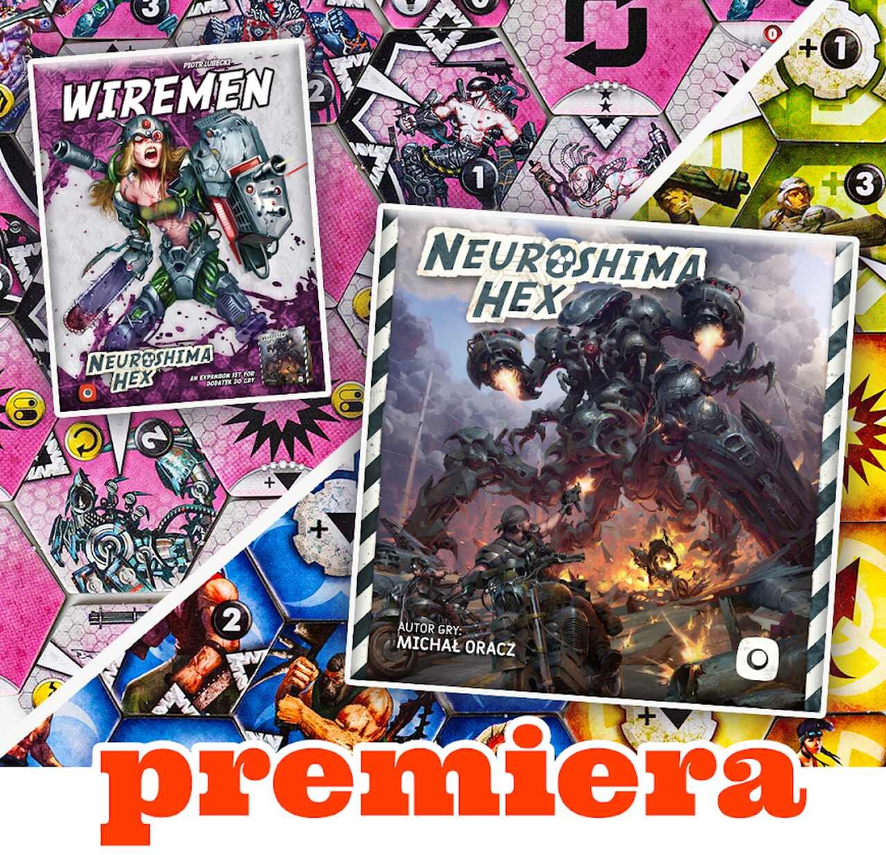 Plansza i elementy gry Neuroshima Hex Edycja 2025