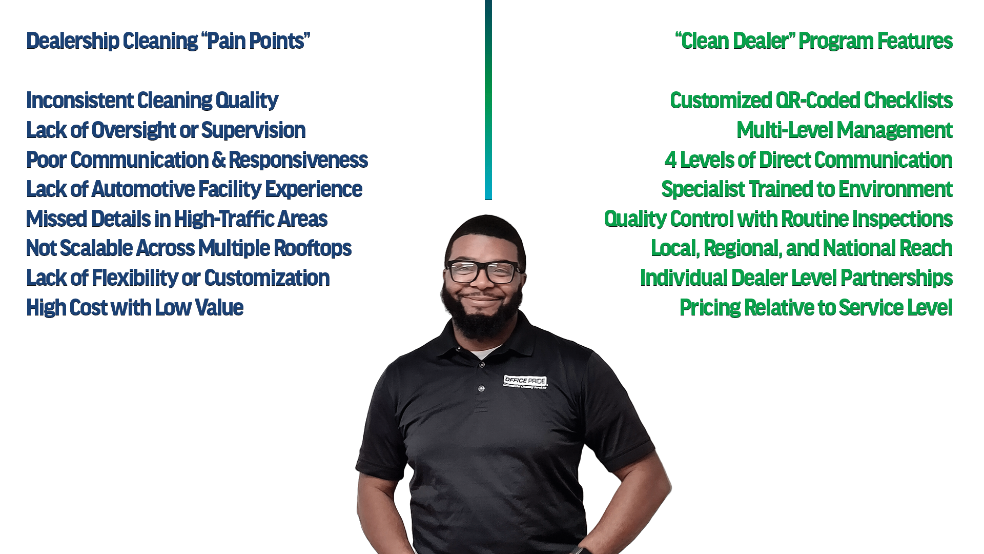 Janitorial Dealership Cleaning for Central Indiana. Office Pride of Greater Indy, Kokomo, Muncie