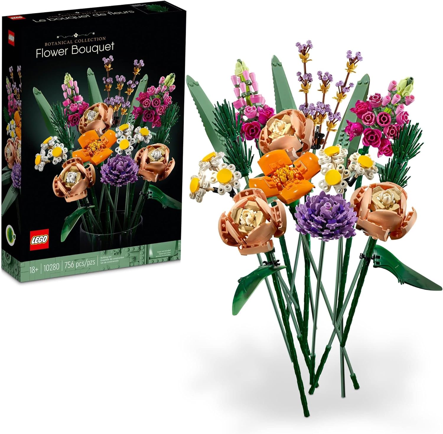 LEGO Icons Flower Bouquet Building Decoration Set