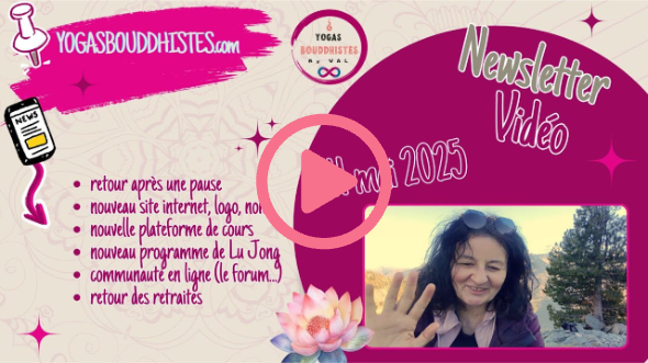 e-Newsletter de Yogas Bouddhistes by Val du 11 mai 2025