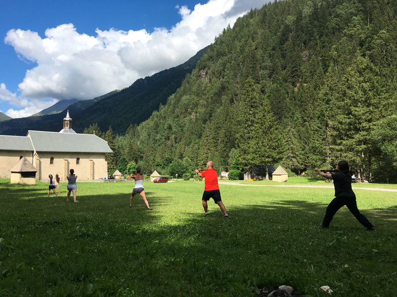 Vue depuis l'hébergement