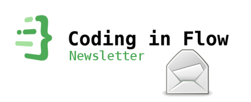 Coding in Flow Newsletter banner