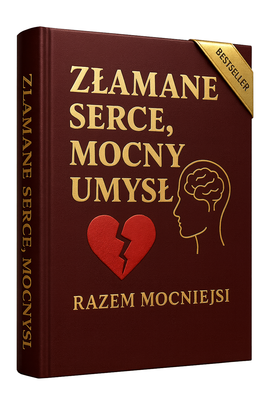 Złamane Serce, Mocny Umysł - Okładka ebooka