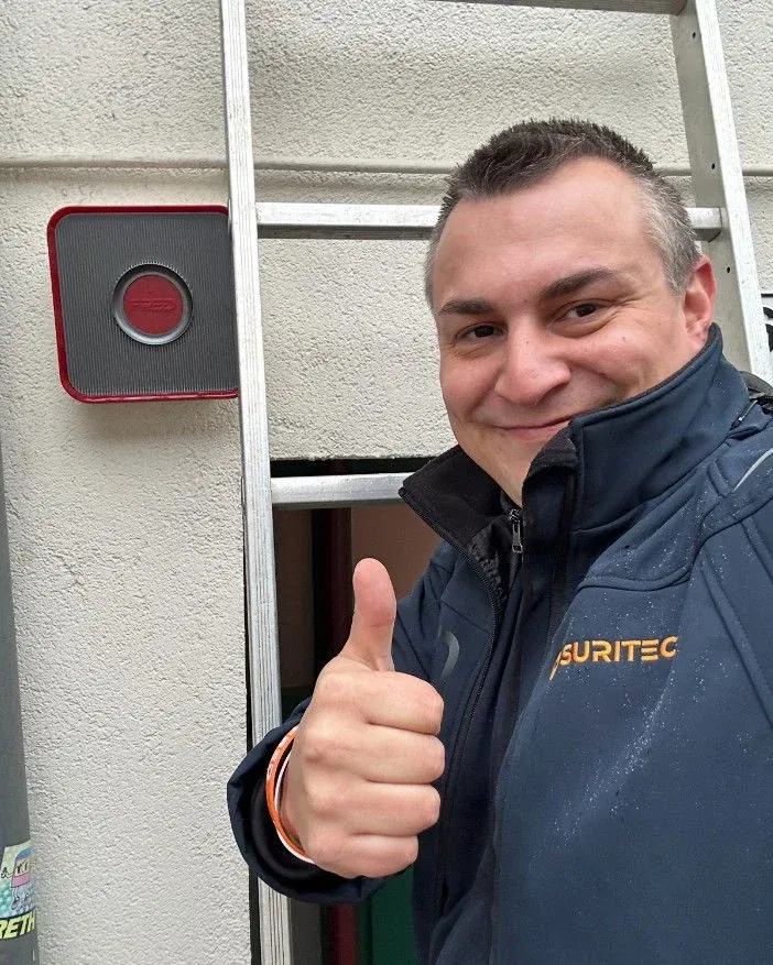 Saubere Montage Alarmanlage