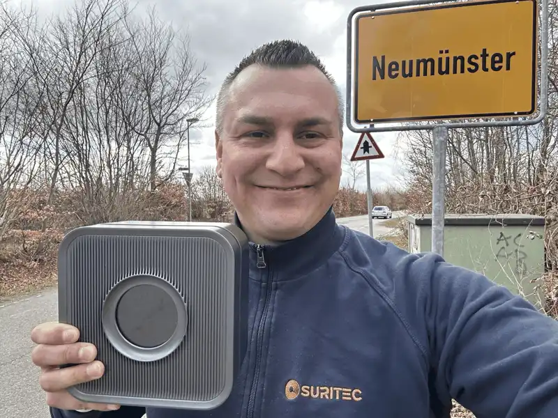 Konrad mit dem FR.ED-System in Neumünster
