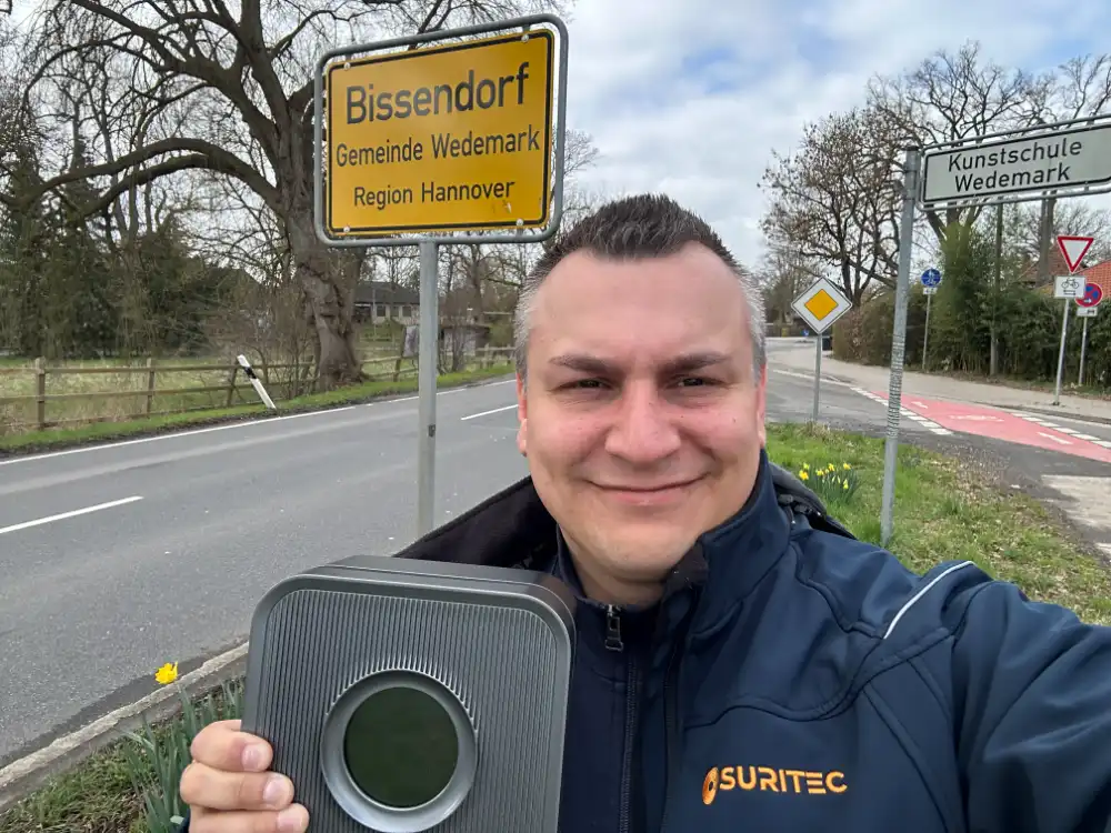 Konrad mit dem FR.ED-System in Wedemark