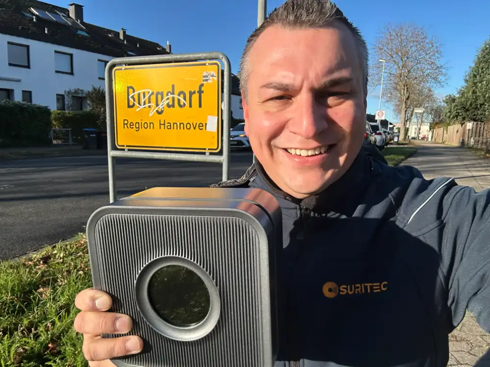 Konrad mit dem FR.ED-System in Burgdorf