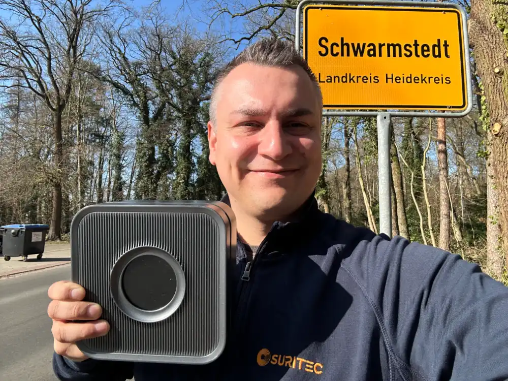 Konrad mit dem FR.ED-System in Schwarmstedt