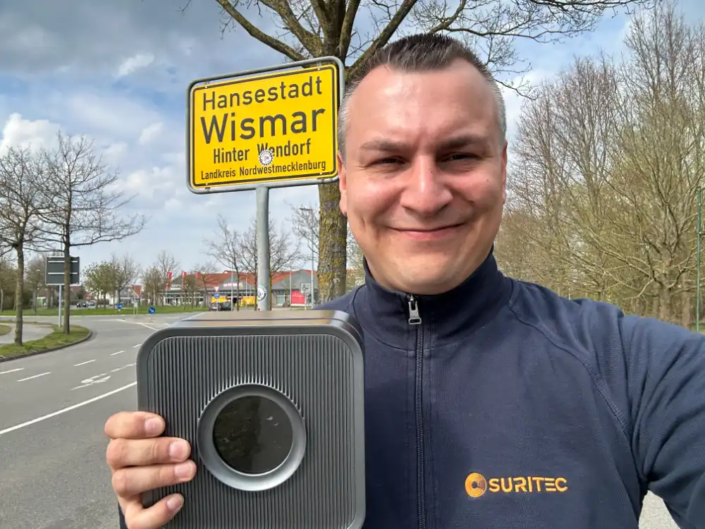 Konrad mit dem FR.ED-System in Schwerin & Nordwestmecklenburg