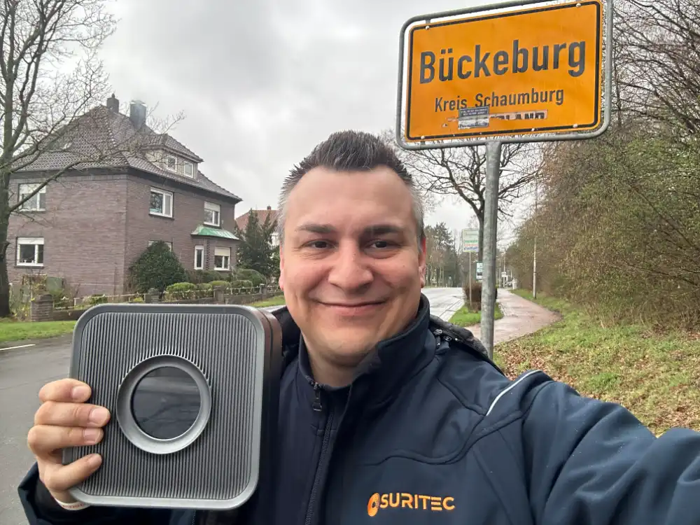 Konrad mit dem FR.ED-System im Landkreis Schaumburg