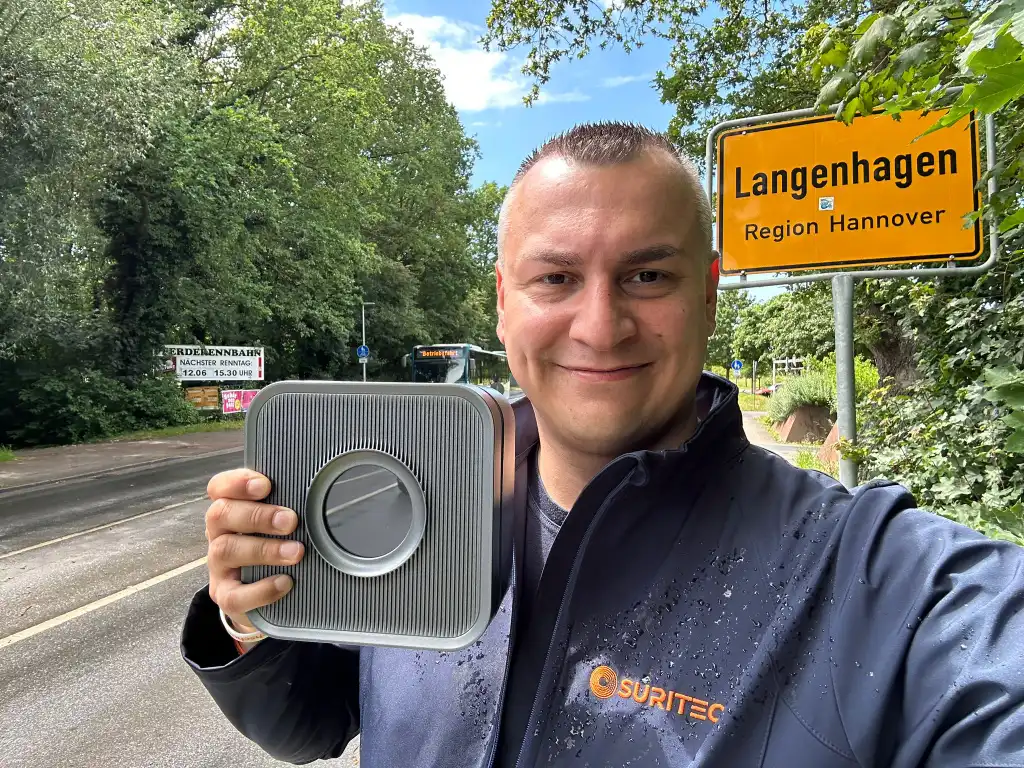 Konrad mit dem FR.ED-System in Langenhagen