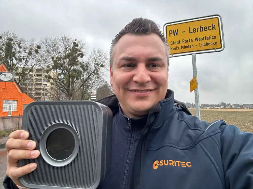 Konrad mit dem FR.ED-System in Minden-Lübbecke