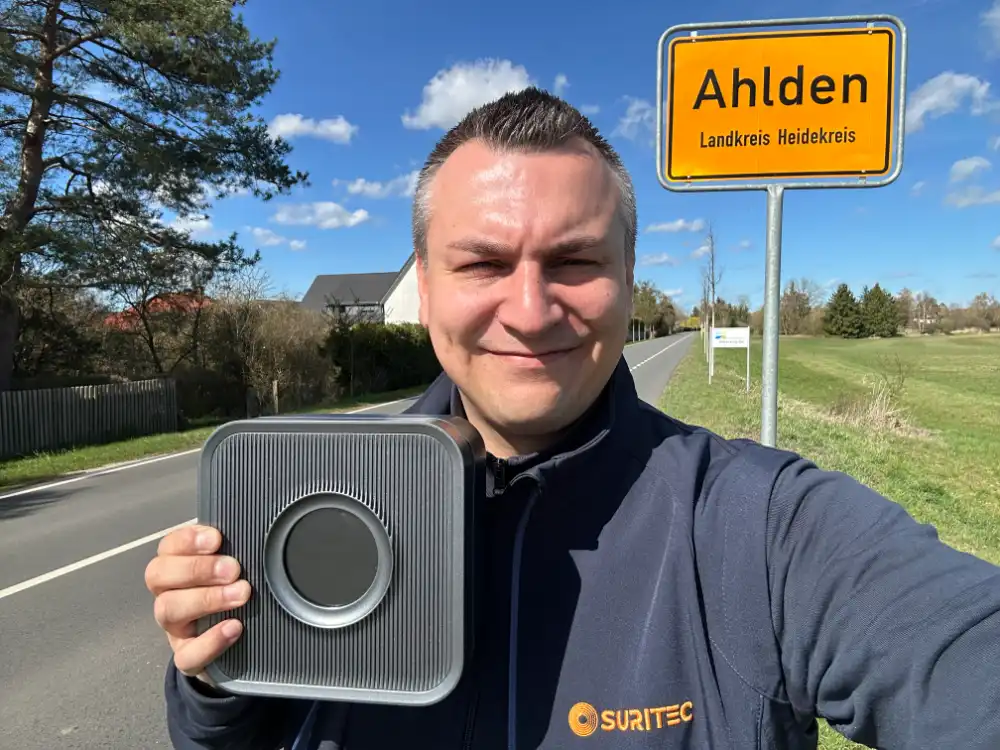 Konrad mit dem FR.ED-System in Heidekreis