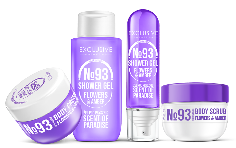 Exclusive Cosmetics Body Cream Shower Gel Body Mist Body Scrub