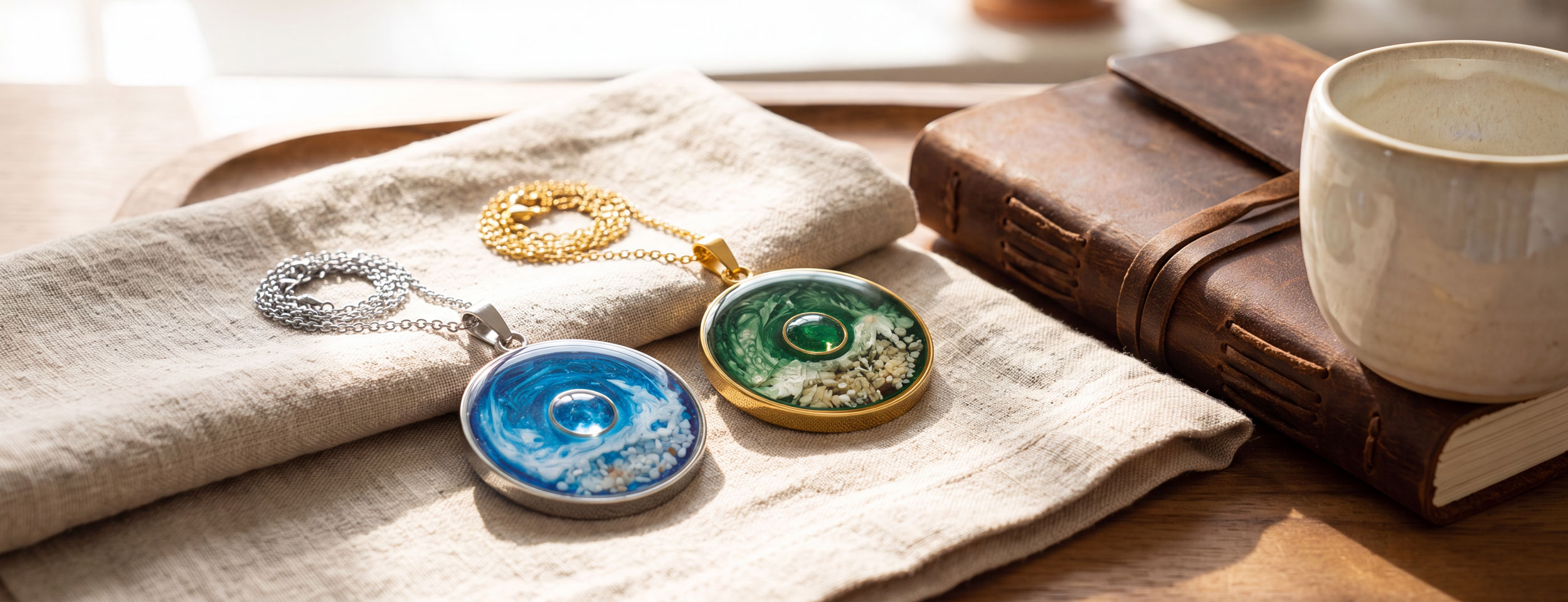 CHI Yadira Pendant Silver & Gold Set