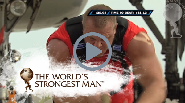 2009 Plane Pull: Travis Ortmayer | World's Strongest Man