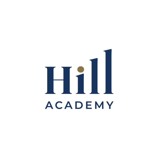 Granatowe logo Hill Academy