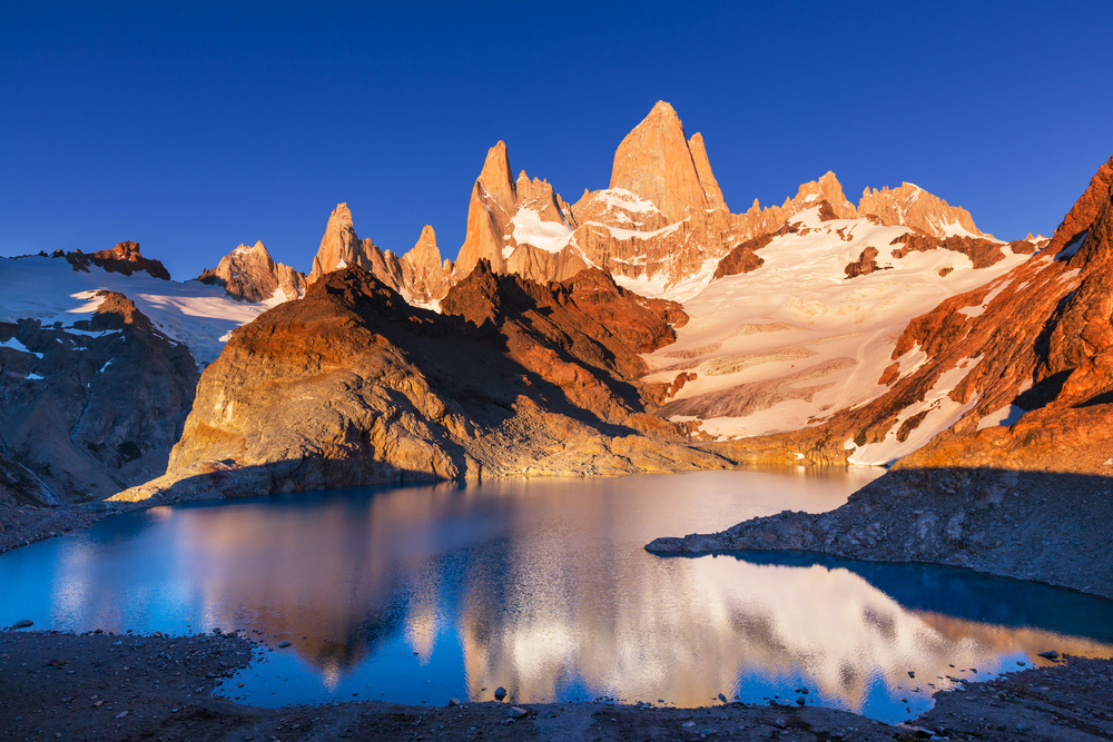 Discover alpine climbing and granite spires in Patagonia with certified guides for epic multi-day mountain adventures.