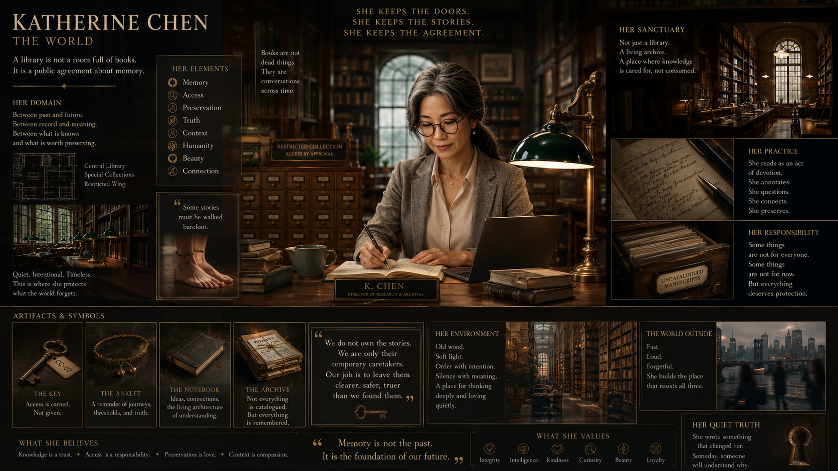 Katherine Chen orbit and private reading archive