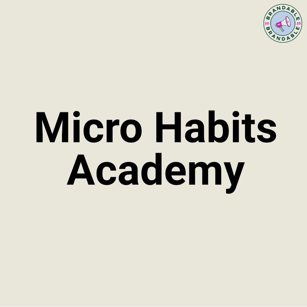 Visit page /micro-habits-academy