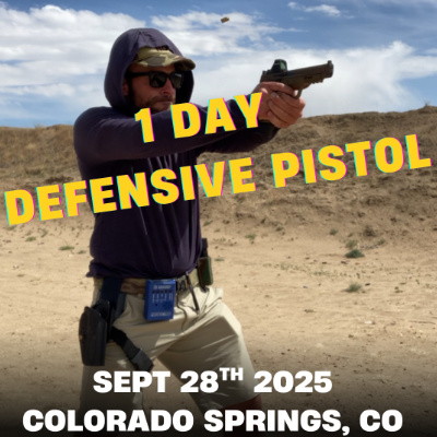 1 Day Defensive Pistol (SEPT 28)