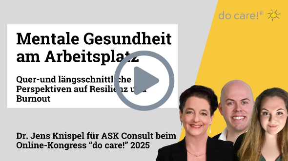 Dr. Jens Knispel für ASK Consulting beim Online-Kongress von “do care!“ 2025