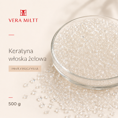 Keratyna włoska żelowa przezroczysta 500 g