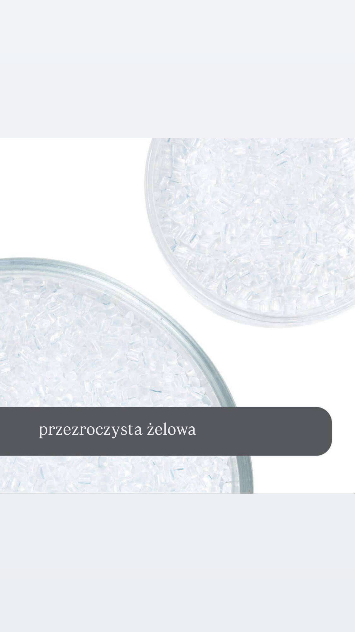 Keratyna przezroczysta żelowa