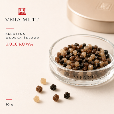 Keratyna włoska żelowa kolorowa 10 g