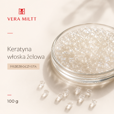 Keratyna włoska żelowa przezroczysta 100 g