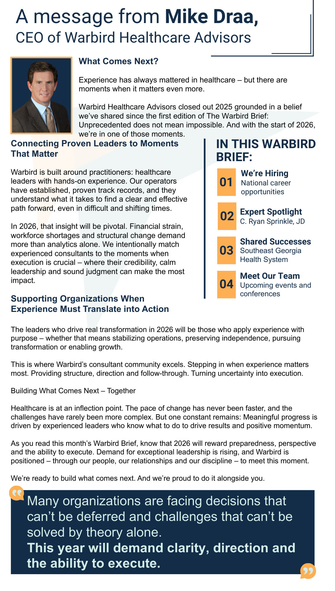 Visit our landing page