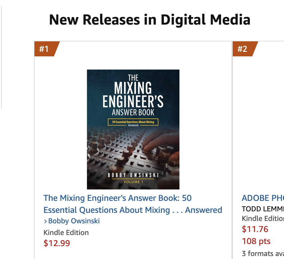 Mixing Answer Book #1