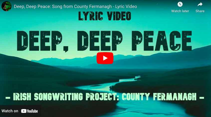 Lyric Video for Deep, Deep Peace