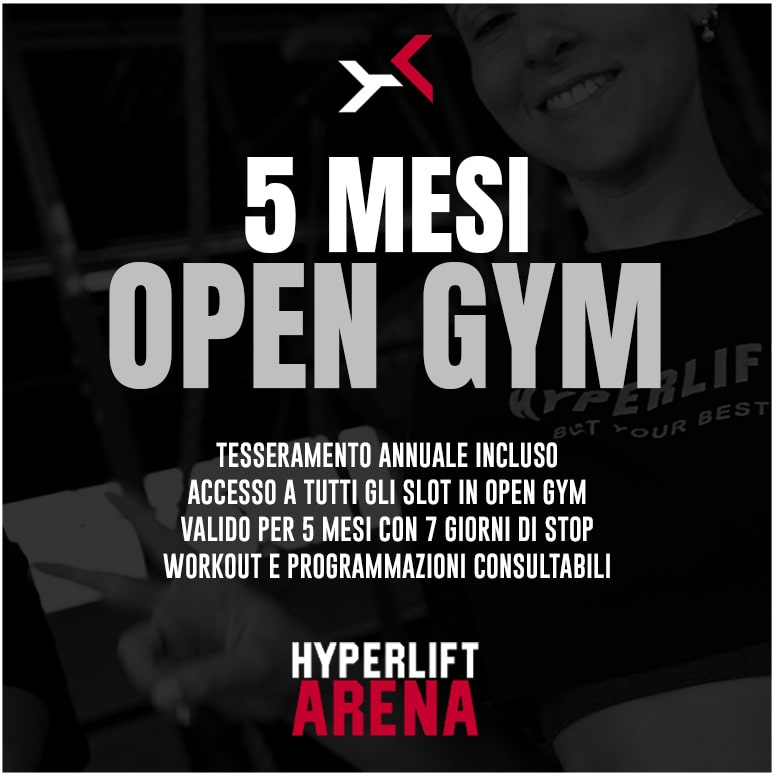 5 MESI - OPEN GYM