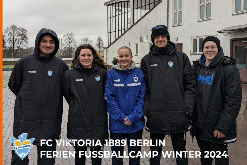 Viktoria Berlin Ferien Fußballcamp Winter 2024 Trainerteam