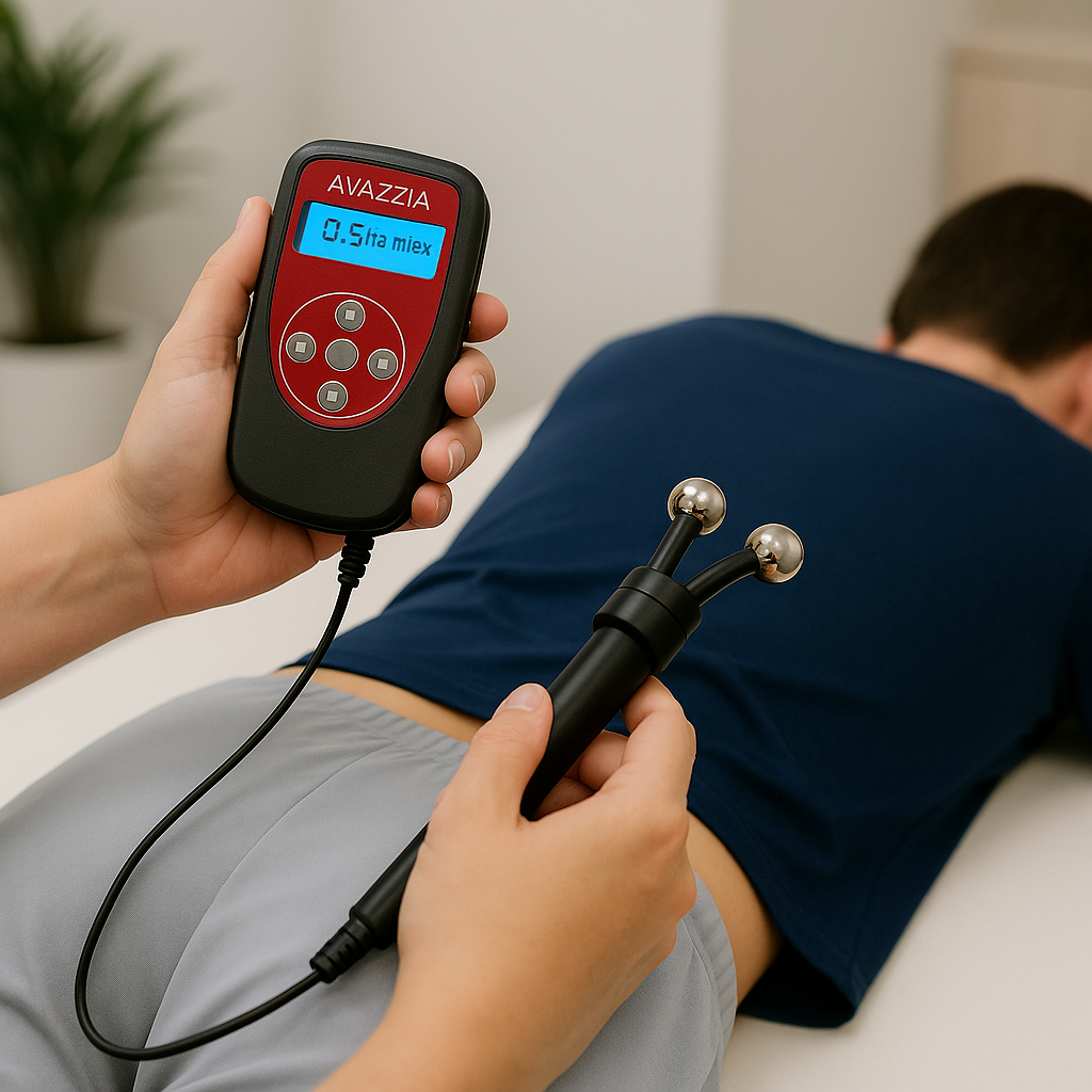 Avazzia Microcurrent equipment at Hyperbaric Plus