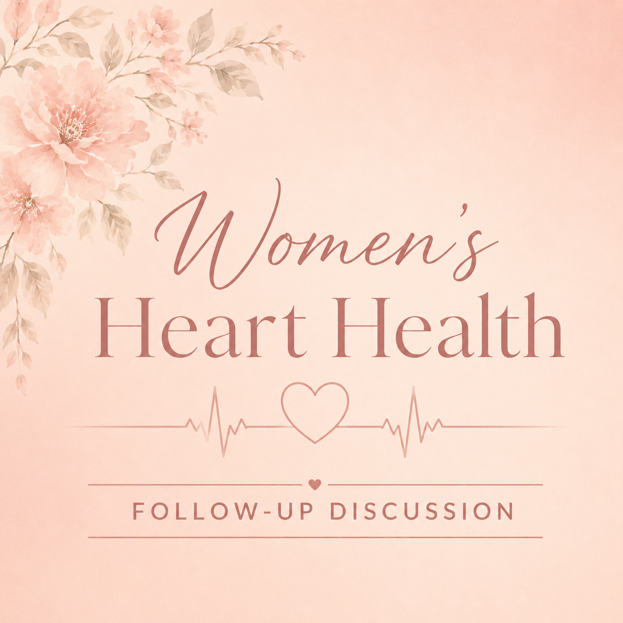 Women’s Heart Health Part Two open question and answer graphic