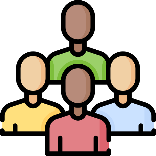 Symbol Menschen für Kandidaten und Personen