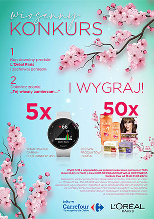 Organizacja konkursu, konkurs Loreal, konkurs Carrefour