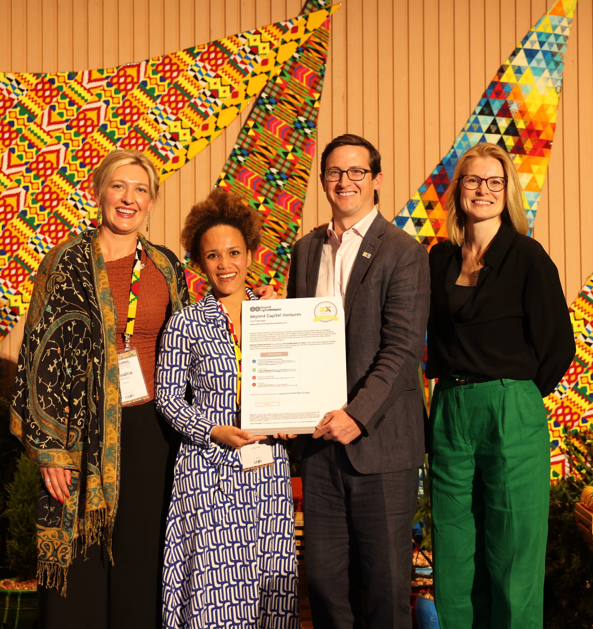 2X Certification launch at the 2X Global Summit 2024