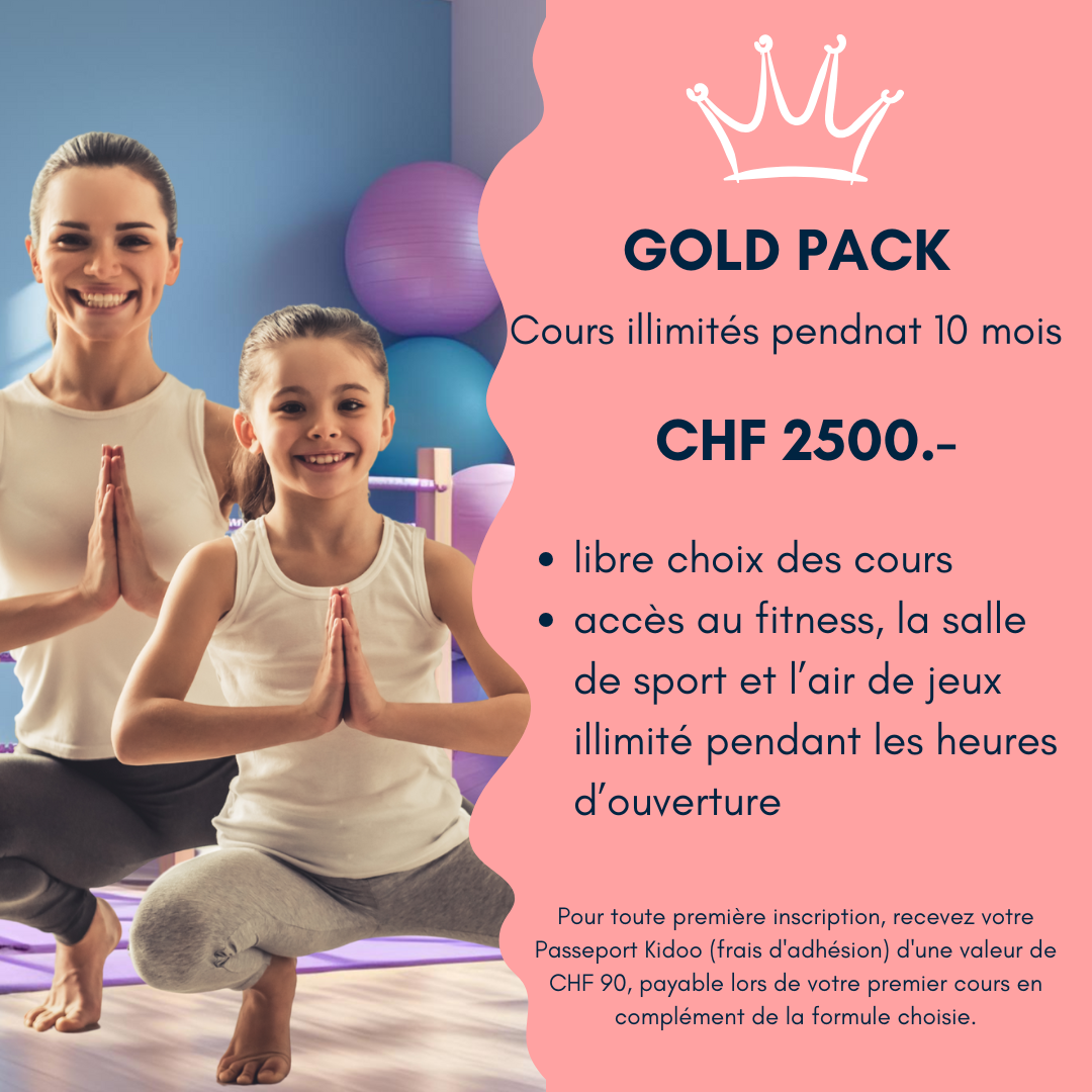 GOLD PACK - cours illimités pendant 10 mois