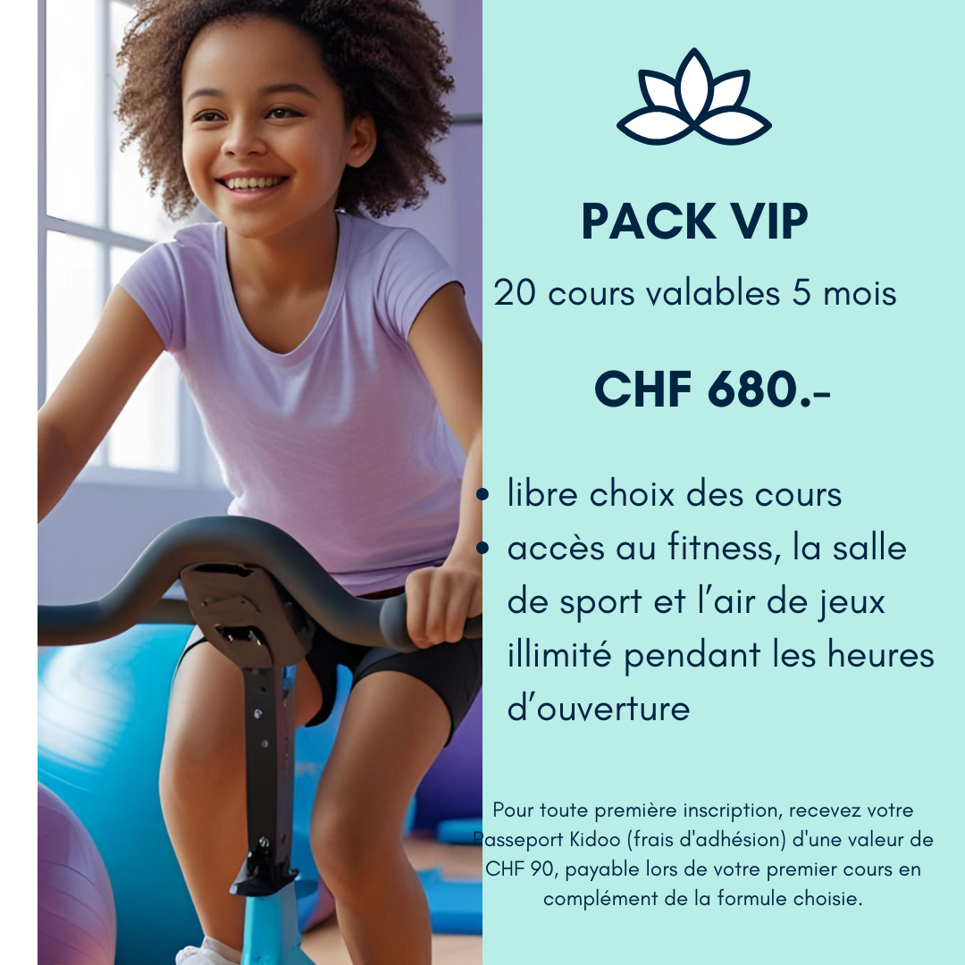 PACK VIP - 20 cours valables 5 mois