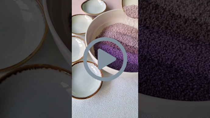 💜 purple pastel 💜Miyuki delica beads 11/0 -mix42 purple pastel #miyuki delica #beads #purple #pastel