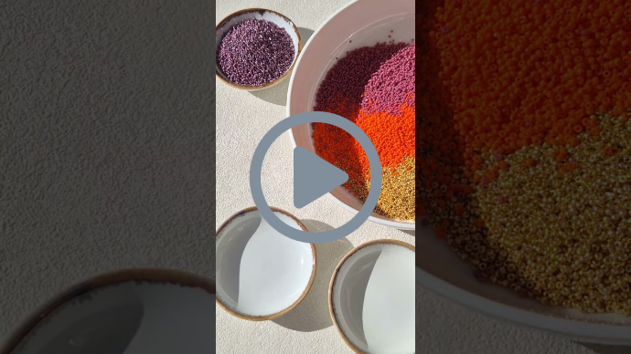Miyuki rocailles 11/0 - african glow mix136  #miyuki #kralen #rocailles #mix #seedbeads