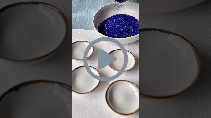 ✨️💙 blue sparkle 💙✨️ Miyuki rocailles 11/0 blue sparkle mix101 #miyuki #beads #blue #shiny #pretty